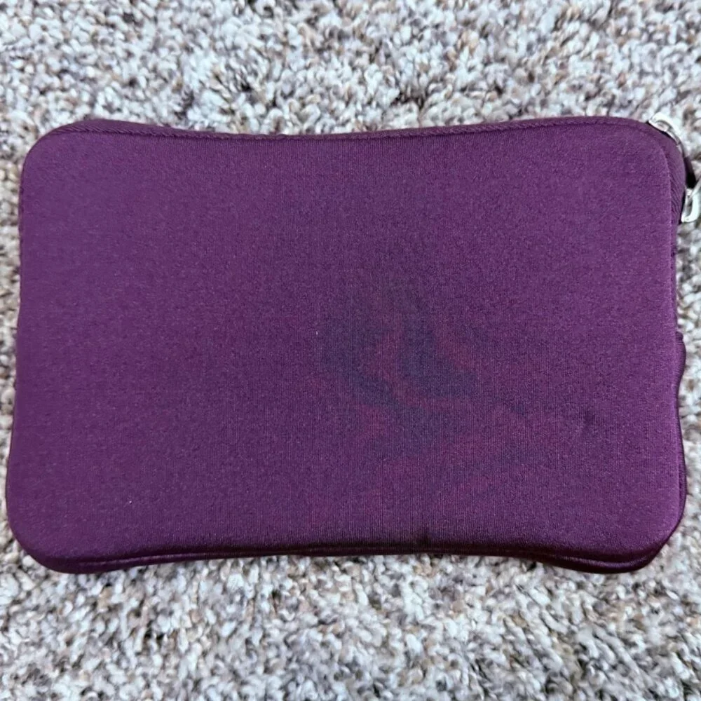 Belkin Plum Purple Small Zippered Makeup Bag